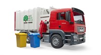 Bruder MAN TGS vuilniswagen zijlader-3