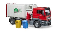 Bruder MAN TGS vuilniswagen zijlader