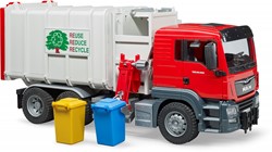 Bruder MAN TGS vuilniswagen zijlader