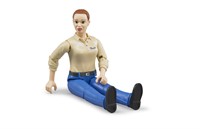 Bruder bworld Vrouw met blauwe broek-3