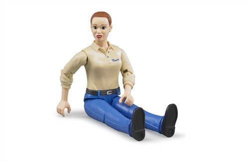Bruder bworld Vrouw met blauwe broek-3