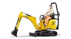 Bruder bworld JCB mini graafmachine 8010CTS met machinist
