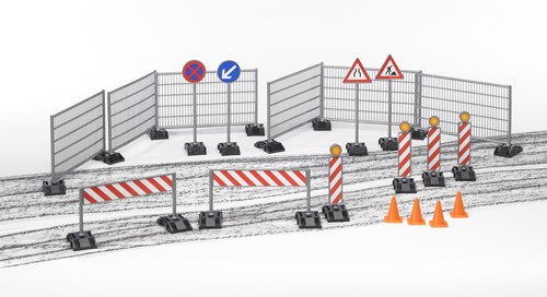 Bruder bworld Accessoire: Set wegwerkzaamheden-2
