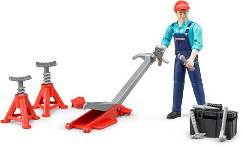 Bruder bworld Automonteur met accessoires