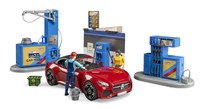Bruder bworld Tankstation en wasstraat-3