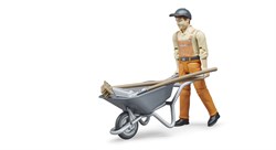 Bruder bworld Gemeentewerker met accessoires