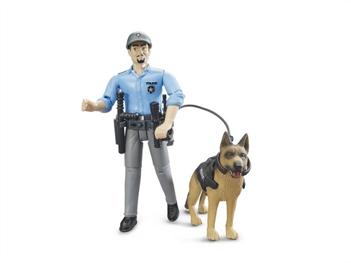 Bruder bworld Politieagent met hond-3