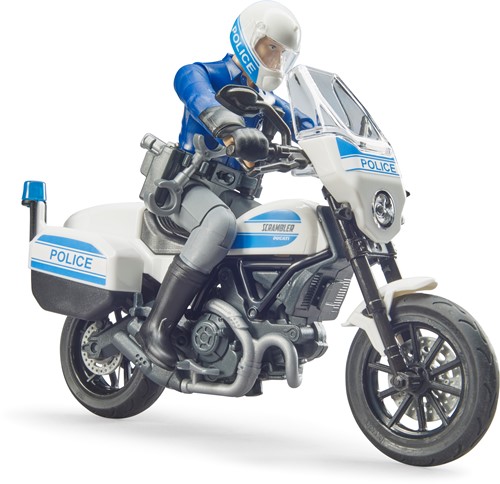 Bruder bworld Politiemotor Scrambler Ducati met motoragent-2