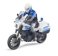 Bruder bworld Politiemotor Scrambler Ducati met motoragent