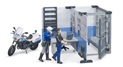 Bruder bworld Politiebureau met politiemotor