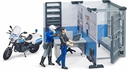 Bruder bworld Politiebureau met politiemotor