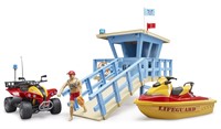 Bruder bworld Reddingsbrigade met jetski en quad-3