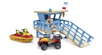 Bruder bworld Reddingsbrigade met jetski en quad
