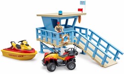 Bruder bworld Reddingsbrigade met jetski en quad