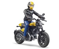 Bruder bworld Motor Scramble Ducati Full Throttle met motorrijder-2