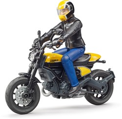 Bruder bworld Motor Scramble Ducati Full Throttle met motorrijder