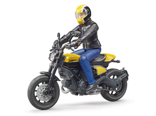 Bruder bworld Motor Scramble Ducati Full Throttle met motorrijder