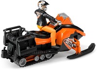 Bruder bworld Sneeuwscooter met bestuurder en accessoires-2