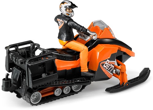 Bruder bworld Sneeuwscooter met bestuurder en accessoires-2