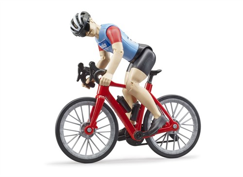 Bruder bworld Racefiets met fietser