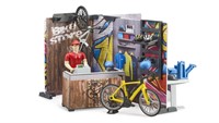Bruder bworld Fietsenwinkel met werkplaats-3