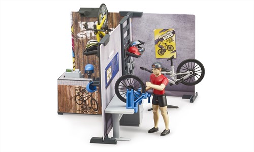 Bruder bworld Fietsenwinkel met werkplaats