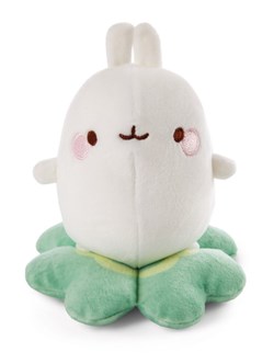 NICI - Knuffel MOLANG 12cm op klaverblad