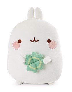 NICI - Kussen MOLANG met klaverblad 30x23cm figural