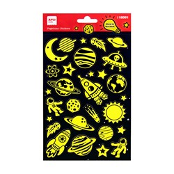 APLI - 1 Vel Stickers Glow In The Dark Ruimte
