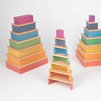 Tickit Natuurlijke Houten Architect Panelen Set-2