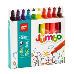APLI - Jumbo Viltstiften 10 stuks