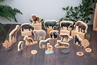 Tickit Houten Blokken Met Wilde Dieren-2