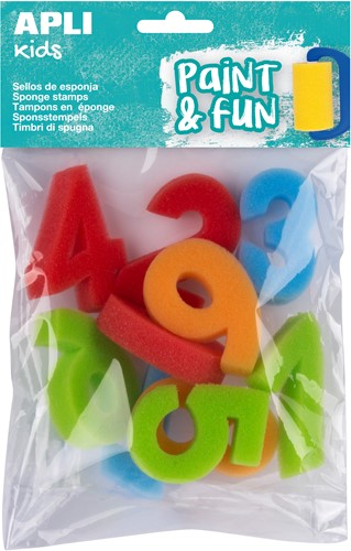 APLI - Jumbo Sponsstempels Cijfers 10 stuks