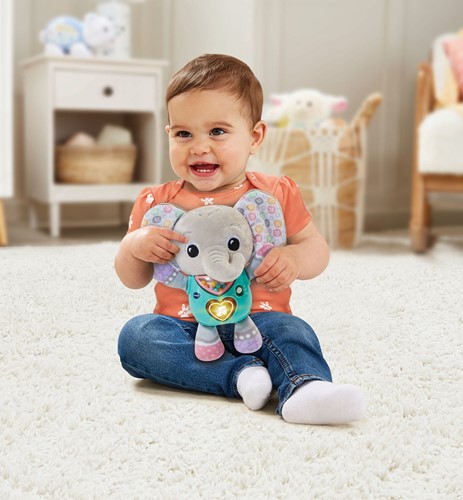 Vtech - Knuffel & Speel Olifantje Grijs-2