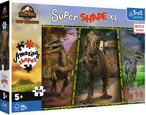 Trefl 104XL - Colorful dinosaurs / Universal Jurassic World: