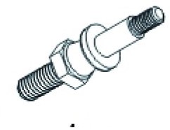 Jamara - Hook mount X3 HN 2pcs
