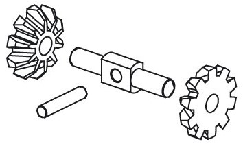 Jamara - Bevel gear A diff Voltage- Major-Tiger-Hoolk Infect-Liquid
