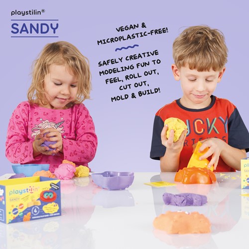 Playstilin Sandy - Kneedbaar Speelzand-3