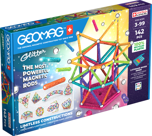 Geomag Glitter Recycled Special 142 pcs