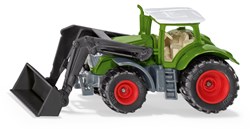 Siku Fendt 1050 Vario Tractor met voorlader groen/zwart beweegbare voorlader verwijderbare cabine rubberen banden
