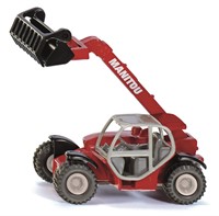 Siku Manitou Verreiker metaal/kunststof rood beweegbare arm