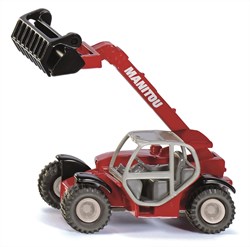 Siku Manitou Verreiker metaal/kunststof rood beweegbare arm