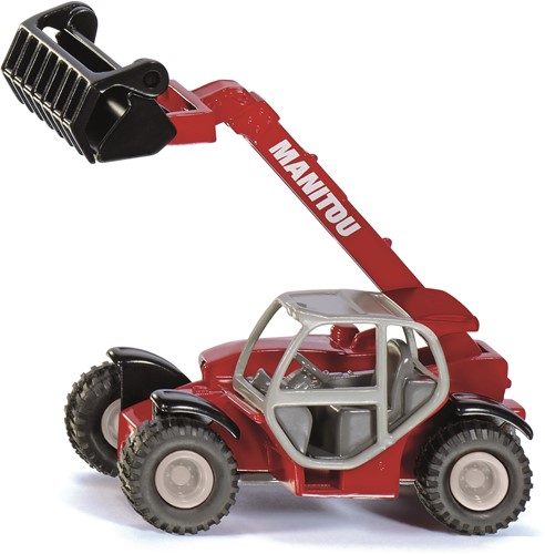 Siku Manitou Verreiker metaal/kunststof rood beweegbare arm