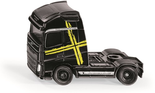 Siku Volvo FH16 Performance Vrachtwagen 1:87 zwart metaal/kunststof rubberen banden kan worden gecombineerd met -opleggers met schaal 1:87