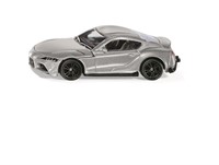 Siku Toyota GR Supra speelgoedauto metaal/plastic zilver gedetailleerde motorreplica sportieve velgen rubberen banden