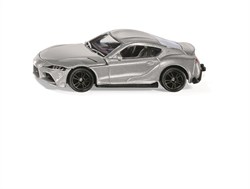 Siku Toyota GR Supra speelgoedauto metaal/plastic zilver gedetailleerde motorreplica sportieve velgen rubberen banden