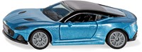 Siku Aston Martin DBS Superleggera speelgoedauto metaal/plastic blauw deuren kunnen open sportvelgen met rubberen banden