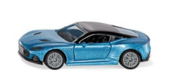 Siku Aston Martin DBS Superleggera speelgoedauto metaal/plastic blauw deuren kunnen open sportvelgen met rubberen banden