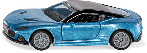 Siku Aston Martin DBS Superleggera speelgoedauto metaal/plastic blauw deuren kunnen open sportvelgen met rubberen banden