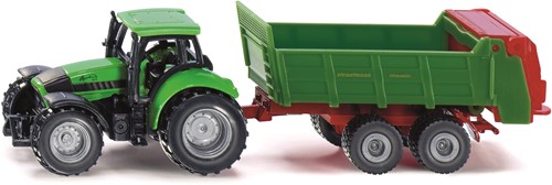 Deutz met mestwagen